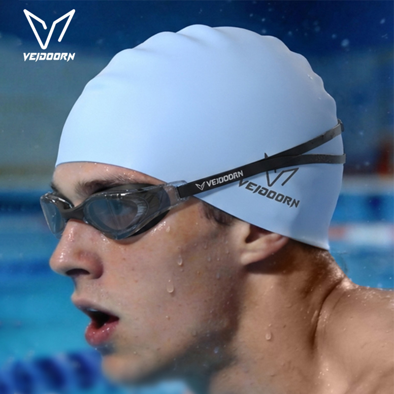Swim Hat Silicone - Waterdichte siliconen badmuts Professionele zwemmuts voor