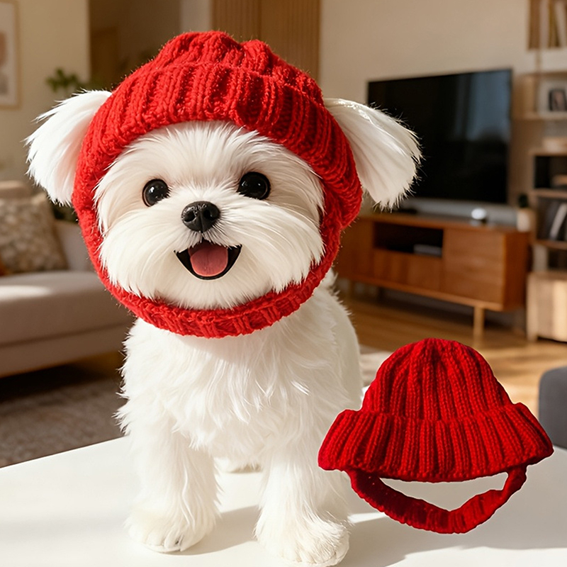 Winter Trapper Hat - 1 Stuks Maltese Hond Muts Zachte