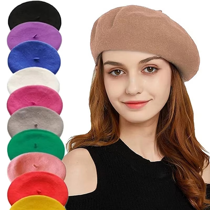 Klassieke wollen baret voor da - Beret French Wool recensie en prijs